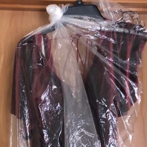 NWT size 8 Jenny Yoo Ellis Dress in Dark Berry